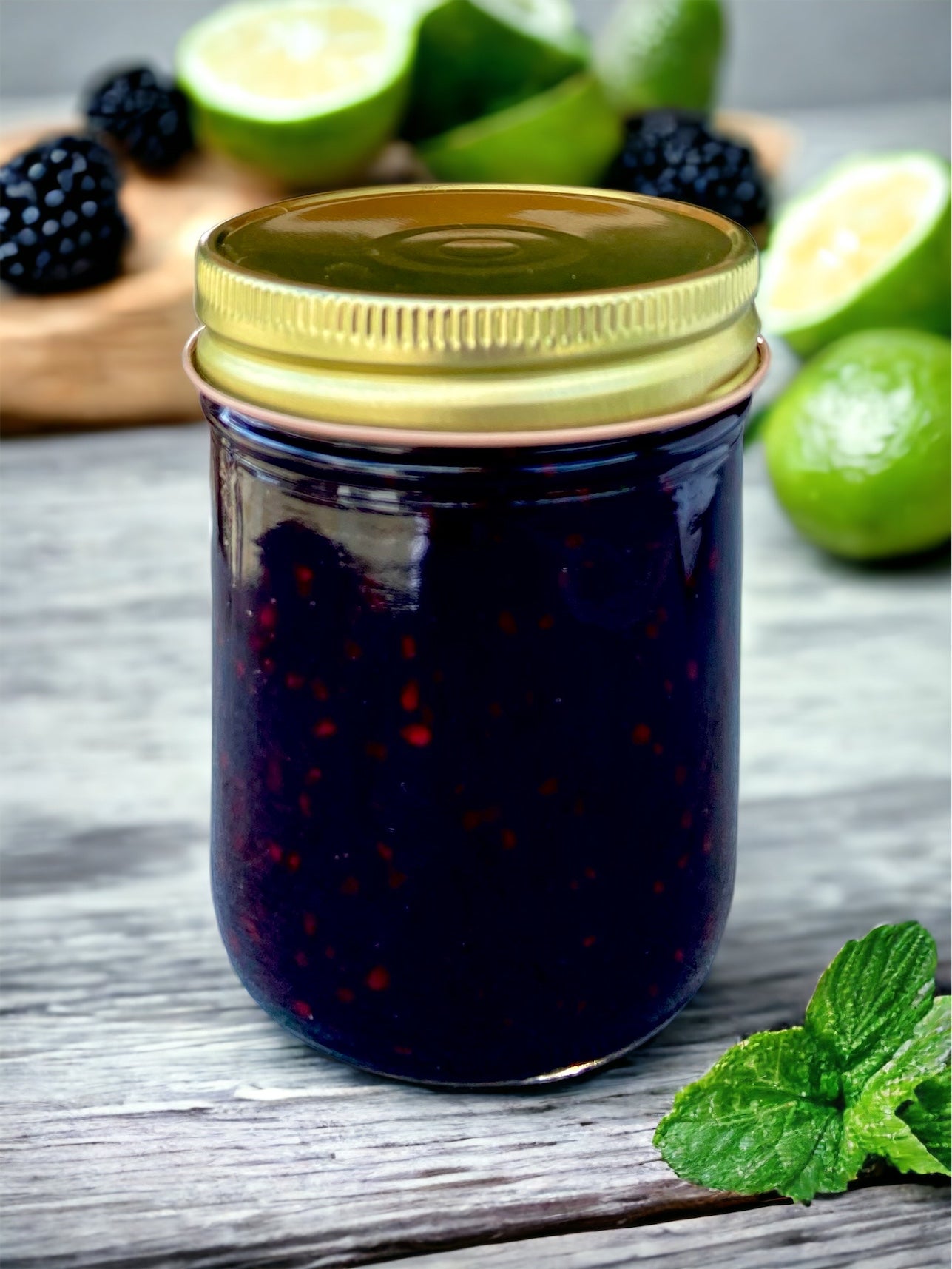 Blackberry Mint Lime Jam