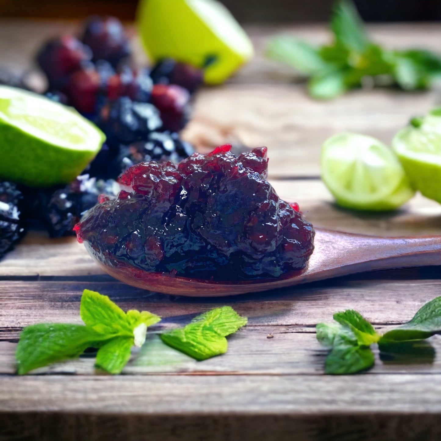 Blackberry Mint Lime Jam